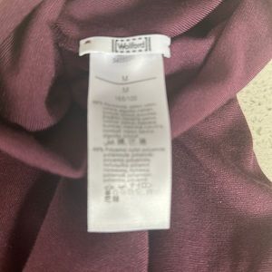 WOLFORD - aubergine turtle neck thong bodysuit - size medium